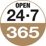 Open 24/7, 365